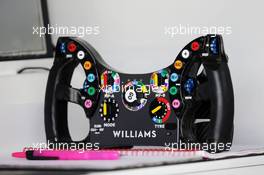 Williams FW38 steering wheel. 12.11.2016. Formula 1 World Championship, Rd 20, Brazilian Grand Prix, Sao Paulo, Brazil, Qualifying Day.
