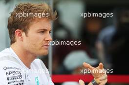 Nico Rosberg (GER) Mercedes AMG F1. 10.11.2016. Formula 1 World Championship, Rd 20, Brazilian Grand Prix, Sao Paulo, Brazil, Preparation Day.