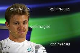 Nico Rosberg (GER) Mercedes AMG F1 in the FIA Press Conference. 10.11.2016. Formula 1 World Championship, Rd 20, Brazilian Grand Prix, Sao Paulo, Brazil, Preparation Day.