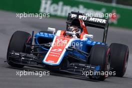 Pascal Wehrlein (GER), Manor Racing  10.06.2016. Formula 1 World Championship, Rd 7, Canadian Grand Prix, Montreal, Canada, Practice Day.
