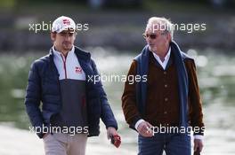 (L to R): Esteban Gutierrez (MEX) Haas F1 Team with Didier Coton (BEL) Driver Manager. 10.06.2016. Formula 1 World Championship, Rd 7, Canadian Grand Prix, Montreal, Canada, Practice Day.