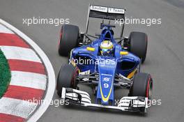 Marcus Ericsson (SWE) Sauber C35. 10.06.2016. Formula 1 World Championship, Rd 7, Canadian Grand Prix, Montreal, Canada, Practice Day.