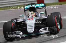 Lewis Hamilton (GBR) Mercedes AMG F1 W07 Hybrid. 10.06.2016. Formula 1 World Championship, Rd 7, Canadian Grand Prix, Montreal, Canada, Practice Day.