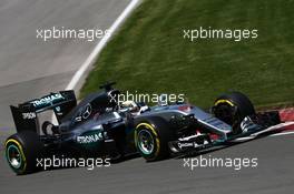 Lewis Hamilton (GBR) Mercedes AMG F1 W07 Hybrid. 10.06.2016. Formula 1 World Championship, Rd 7, Canadian Grand Prix, Montreal, Canada, Practice Day.