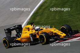 Kevin Magnussen (DEN) Renault Sport F1 Team RS16. 10.06.2016. Formula 1 World Championship, Rd 7, Canadian Grand Prix, Montreal, Canada, Practice Day.