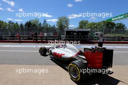 Romain Grosjean (FRA), Haas F1 Team  10.06.2016. Formula 1 World Championship, Rd 7, Canadian Grand Prix, Montreal, Canada, Practice Day.
