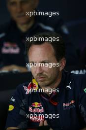 Christian Horner (GBR) Red Bull Racing Team Principal in the FIA Press Conference. 10.06.2016. Formula 1 World Championship, Rd 7, Canadian Grand Prix, Montreal, Canada, Practice Day.
