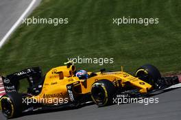 Jolyon Palmer (GBR) Renault Sport F1 Team RS16. 10.06.2016. Formula 1 World Championship, Rd 7, Canadian Grand Prix, Montreal, Canada, Practice Day.