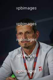 Guenther Steiner (ITA) Haas F1 Team Prinicipal in the FIA Press Conference. 10.06.2016. Formula 1 World Championship, Rd 7, Canadian Grand Prix, Montreal, Canada, Practice Day.