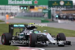 Nico Rosberg (GER), Mercedes AMG F1 Team  10.06.2016. Formula 1 World Championship, Rd 7, Canadian Grand Prix, Montreal, Canada, Practice Day.