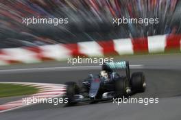 Lewis Hamilton (GBR) Mercedes AMG F1 W07 Hybrid. 10.06.2016. Formula 1 World Championship, Rd 7, Canadian Grand Prix, Montreal, Canada, Practice Day.