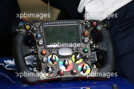 Sauber C35 steering wheel. 10.06.2016. Formula 1 World Championship, Rd 7, Canadian Grand Prix, Montreal, Canada, Practice Day.
