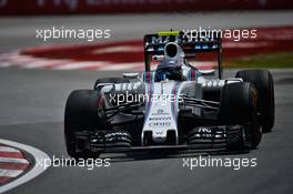 Valtteri Bottas (FIN) Williams FW38. 10.06.2016. Formula 1 World Championship, Rd 7, Canadian Grand Prix, Montreal, Canada, Practice Day.
