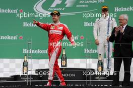 Sebastian Vettel (GER), Scuderia Ferrari  12.06.2016. Formula 1 World Championship, Rd 7, Canadian Grand Prix, Montreal, Canada, Race Day.