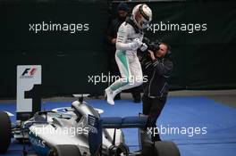 1st for Lewis Hamilton (GBR) Mercedes AMG F1 W07. 12.06.2016. Formula 1 World Championship, Rd 7, Canadian Grand Prix, Montreal, Canada, Race Day.