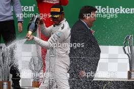 1st for Lewis Hamilton (GBR) Mercedes AMG F1 W07. 12.06.2016. Formula 1 World Championship, Rd 7, Canadian Grand Prix, Montreal, Canada, Race Day.