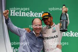 1st for Lewis Hamilton (GBR) Mercedes AMG F1 W07. 12.06.2016. Formula 1 World Championship, Rd 7, Canadian Grand Prix, Montreal, Canada, Race Day.