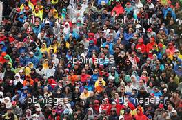 Fans in the grandstand. 12.06.2016. Formula 1 World Championship, Rd 7, Canadian Grand Prix, Montreal, Canada, Race Day.