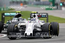 Valtteri Bottas (FIN) Williams FW38. 12.06.2016. Formula 1 World Championship, Rd 7, Canadian Grand Prix, Montreal, Canada, Race Day.