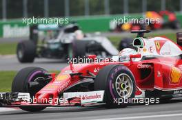 Sebastian Vettel (GER) Ferrari SF16-H. 12.06.2016. Formula 1 World Championship, Rd 7, Canadian Grand Prix, Montreal, Canada, Race Day.