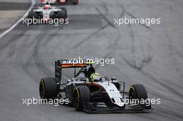 Sergio Perez (MEX) Sahara Force India F1 VJM09. 12.06.2016. Formula 1 World Championship, Rd 7, Canadian Grand Prix, Montreal, Canada, Race Day.
