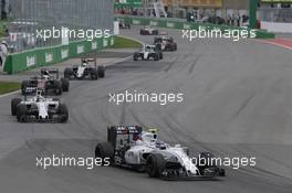 Valtteri Bottas (FIN) Williams FW38. 12.06.2016. Formula 1 World Championship, Rd 7, Canadian Grand Prix, Montreal, Canada, Race Day.