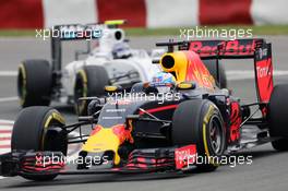 Daniel Ricciardo (AUS) Red Bull Racing RB12. 12.06.2016. Formula 1 World Championship, Rd 7, Canadian Grand Prix, Montreal, Canada, Race Day.
