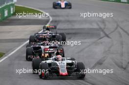 Romain Grosjean (FRA) Haas F1 Team VF-16. 12.06.2016. Formula 1 World Championship, Rd 7, Canadian Grand Prix, Montreal, Canada, Race Day.