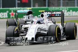 Valtteri Bottas (FIN) Williams FW38. 12.06.2016. Formula 1 World Championship, Rd 7, Canadian Grand Prix, Montreal, Canada, Race Day.