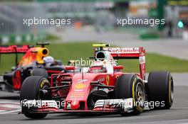 Kimi Raikkonen (FIN) Ferrari SF16-H. 12.06.2016. Formula 1 World Championship, Rd 7, Canadian Grand Prix, Montreal, Canada, Race Day.