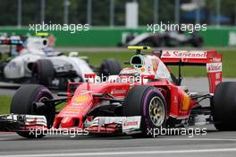 Kimi Raikkonen (FIN) Ferrari SF16-H. 12.06.2016. Formula 1 World Championship, Rd 7, Canadian Grand Prix, Montreal, Canada, Race Day.