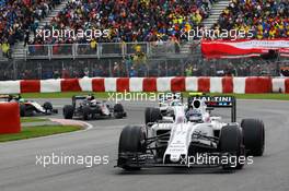 Valtteri Bottas (FIN) Williams FW38. 12.06.2016. Formula 1 World Championship, Rd 7, Canadian Grand Prix, Montreal, Canada, Race Day.