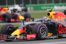 Max Verstappen (NLD) Red Bull Racing RB12. 12.06.2016. Formula 1 World Championship, Rd 7, Canadian Grand Prix, Montreal, Canada, Race Day.