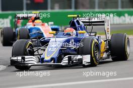 Felipe Nasr (BRA) Sauber C35. 12.06.2016. Formula 1 World Championship, Rd 7, Canadian Grand Prix, Montreal, Canada, Race Day.