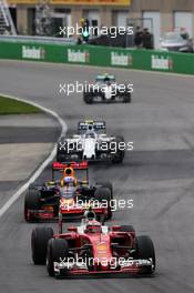 Kimi Raikkonen (FIN) Ferrari SF16-H. 12.06.2016. Formula 1 World Championship, Rd 7, Canadian Grand Prix, Montreal, Canada, Race Day.