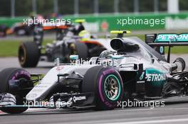 Nico Rosberg (GER) Mercedes AMG F1 W07 Hybrid. 12.06.2016. Formula 1 World Championship, Rd 7, Canadian Grand Prix, Montreal, Canada, Race Day.