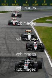 Fernando Alonso (ESP) McLaren MP4-31. 12.06.2016. Formula 1 World Championship, Rd 7, Canadian Grand Prix, Montreal, Canada, Race Day.