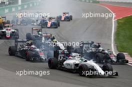 Felipe Massa (BRA) Williams FW38 at the start of the race. 12.06.2016. Formula 1 World Championship, Rd 7, Canadian Grand Prix, Montreal, Canada, Race Day.