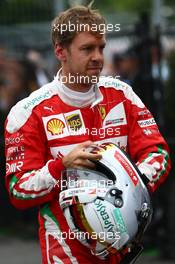 Sebastian Vettel (GER) Scuderia Ferrari. 11.06.2016. Formula 1 World Championship, Rd 7, Canadian Grand Prix, Montreal, Canada, Qualifying Day.