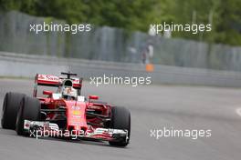 Sebastian Vettel (GER), Scuderia Ferrari  11.06.2016. Formula 1 World Championship, Rd 7, Canadian Grand Prix, Montreal, Canada, Qualifying Day.