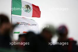 Sahara Force India F1 Team and Mexican flags. 11.06.2016. Formula 1 World Championship, Rd 7, Canadian Grand Prix, Montreal, Canada, Qualifying Day.