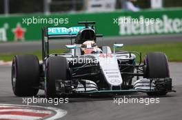 Lewis Hamilton (GBR) Mercedes AMG F1 W07 Hybrid. 11.06.2016. Formula 1 World Championship, Rd 7, Canadian Grand Prix, Montreal, Canada, Qualifying Day.