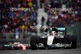 Lewis Hamilton (GBR) Mercedes AMG F1 W07 Hybrid. 11.06.2016. Formula 1 World Championship, Rd 7, Canadian Grand Prix, Montreal, Canada, Qualifying Day.