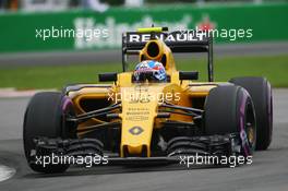Jolyon Palmer (GBR) Renault Sport F1 Team RS16. 11.06.2016. Formula 1 World Championship, Rd 7, Canadian Grand Prix, Montreal, Canada, Qualifying Day.