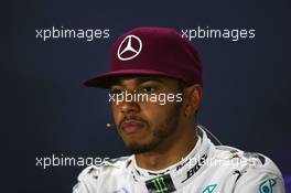 Lewis Hamilton (GBR) Mercedes AMG F1 in the FIA Press Conference. 11.06.2016. Formula 1 World Championship, Rd 7, Canadian Grand Prix, Montreal, Canada, Qualifying Day.