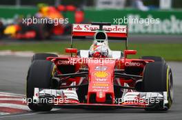 Sebastian Vettel (GER) Ferrari SF16-H. 11.06.2016. Formula 1 World Championship, Rd 7, Canadian Grand Prix, Montreal, Canada, Qualifying Day.