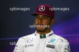 Lewis Hamilton (GBR) Mercedes AMG F1 in the FIA Press Conference. 11.06.2016. Formula 1 World Championship, Rd 7, Canadian Grand Prix, Montreal, Canada, Qualifying Day.