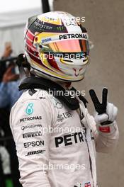 Pole for Lewis Hamilton (GBR) Mercedes Petronas AMG F1. 11.06.2016. Formula 1 World Championship, Rd 7, Canadian Grand Prix, Montreal, Canada, Qualifying Day.