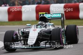 Nico Rosberg (GER) Mercedes AMG F1 W07 Hybrid. 11.06.2016. Formula 1 World Championship, Rd 7, Canadian Grand Prix, Montreal, Canada, Qualifying Day.