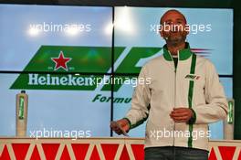Gianluca di Tondo (ITA) Heineken Global Head of Brand anounces an F1 sponsorship deal. 09.06.2016. Formula 1 World Championship, Rd 7, Canadian Grand Prix, Montreal, Canada, Preparation Day.
